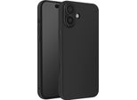 Avizar, Custodia Protettiva Per Apple Iphone 16 In Silicone Ultrasottile, Nero