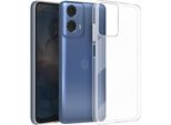 Avizar, Motorola Moto G24 Power, Custodia In Silicone Sottile 1 Mm Con Fotocamera Protetta, Trasparente