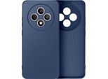Avizar, Custodia Semirigida In Silicone Per Oppo Reno 12F, Blu Scuro