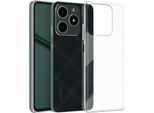 Avizar, Realme C61, Custodia In Silicone Sottile 1 Mm Con Fotocamera Protetta, Trasparente