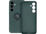 Avizar, Custodia Soft Touch Con Supporto Ad Anello Per Samsung Galaxy S24 Fe, Verde