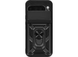 Mayaxess, Custodia Protettiva Per Google Pixel 9 Pro Xl, Cover Fotocamera Con Supporto Ad Anello, Nero