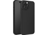 Avizar, Custodia Protettiva Per Apple Iphone 16 Pro In Silicone Ultrasottile, Nero