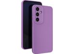 Avizar, Custodia In Silicone Softglow Per Samsung Galaxy S24 Fe, Fotocamera Protetta, Viola