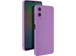 Avizar, Custodia In Silicone Softglow Per Samsung Galaxy A06, Fotocamera Protetta, Viola