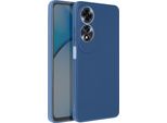 Avizar, Cover Soft Touch In Silicone Oppo A60, Retro Opaco, Blu Scuro