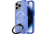 Avizar, Custodia Magsafe Per Apple Iphone 14 Pro Antiurto Con Supporto Pieghevole, Blu