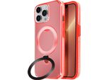 Avizar, Custodia Magsafe Per Apple Iphone 13 Pro Antiurto Con Supporto Pieghevole, Rosso