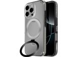 Avizar, Custodia Magsafe Per Apple Iphone 16 Pro Antiurto Con Supporto Pieghevole, Nero