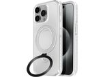 Avizar, Custodia Magsafe Per Apple Iphone 15 Pro Antiurto Con Supporto Pieghevole, Bianco