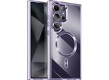 Avizar, Custodia Magsafe Per Samsung Galaxy S24 Ultra Cristal Colour, Viola