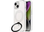 Avizar, Custodia Magsafe Per Apple Iphone 13 / 14 Antiurto Con Supporto Pieghevole, Bianco