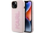 Karl Lagerfeld Klhcp15M3Dmbkcp Custodia Rigida Per Iphone 15 Plus / 14 Plus 6.7 RóżOwy/Pink 3D Rubber Glitter Logo