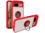 Avizar, Custodia Per Cellulare Con Supporto Per Anello Google Pixel 8A, Rosso