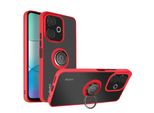 Avizar, Custodia Per Cellulare Con Supporto Ad Anello Xiaomi Redmi 13, Rosso