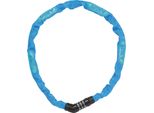 Lucchetto A Catena Abus Steel-O-Chain 4804C - Lucchetto A Combinazione In Acciaio Speciale - Livello Di Sicurezza 3 Abus - 75 Cm - Blu