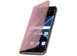 Custodia Protettiva Ultrasottile Con Effetto Specchio Per Samsung Galaxy S7 Edge - Rosa