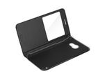 Avizar, Custodia Protettiva Ultrasottile Con Flip Cover Per Samsung Galaxy A3 2017, Nero
