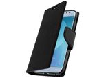 Avizar, Custodia Protettiva Flip In Stile Fantasia Per Samsung Galaxy J3 2017, Nero