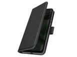 Avizar, Custodia In Pelle Artificiale Con Funzione Stand Huawei P20 Lite, Nero