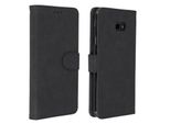 Avizar, Flip Cover Portafoglio, Custodia In Ecopelle Per Samsung Galaxy J4 Plus, Nero