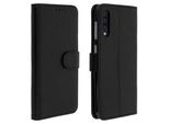Avizar, Flip Cover Portafoglio, Custodia In Pelle Finta Per Samsung Galaxy A50, Nero