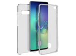 Avizar, Custodia Protettiva Per Samsung Galaxy S10 Plus, Fronte + Retro, Trasparente