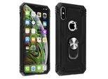 Avizar, Custodia Ibrida Per Cellulare Con Supporto Ad Anello Per Apple Iphone Xs Max, Nero
