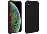 Custodia Semirigida In Silicone Per Cellulare Apple Iphone Xs Max, Soft Touch - Nero