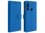 Huawei P Smart Z/Y9 Prime 2019, Honor 9X Flip Cover Con Funzione Stand - Blu