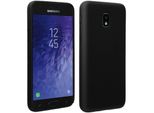 Avizar, Custodia Semirigida In Silicone Per Samsung Galaxy J3 2018, Soft Touch, Nero