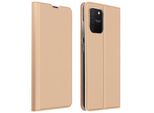 Custodia Pieghevole Con Funzione Di Portacarte E Supporto Per Galaxy S10Lite, Di Dux Ducis - Oro Rosa
