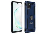 Avizar, Custodia Ibrida Per Cellulare Con Supporto Ad Anello Per Samsung Galaxy Note 10 Lite, Blu Scuro