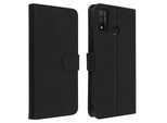 Avizar, Flip Cover Portafoglio, Custodia In Ecopelle Per Huawei P Smart 2020, Nero