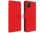 Custodia Flip Stand Custodia A Portafoglio E Funzione Stand Per Huawei P40 Lite - Rosso