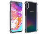 Avizar, Set Di Protezione Premium Galaxy A70 Custodia Protettiva + Pellicola Protettiva 9H, Trasparente