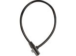 Lucchetto A Cavo Abus 4408K - Cavo In Acciaio Lungo 65 Cm Con Rivestimento In Plastica - Lucchetto Per Bicicletta Con Livello Di Sicurezza Abus 2 - Nero