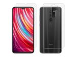 Avizar, Pellicola Protettiva Antibatterica A 360° Per Xiaomi Redmi Note 8 Pro, Trasparente