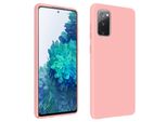 Custodia Semirigida In Silicone Per Samsung Galaxy S20 Fe, Soft Touch - Rosa