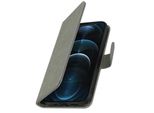 Custodia In Pelle Finta Con Funzione Stand Per Apple Iphone 12 Pro Max - Grigio
