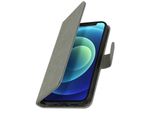 Custodia In Pelle Finta Con Funzione Stand Per Apple Iphone 12 - Grigio