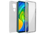 Avizar, Custodia Protettiva Per Xiaomi Redmi Note 9, Fronte + Retro, Trasparente