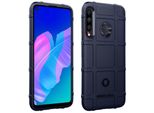 Avizar, Custodia Protettiva Antiurto In Stile Blindato Per Huawei P40 Lite E, Blu Scuro