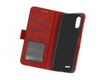 Lg K22 Vintage Flip Cover Con Portafoglio E Funzione Stand - Rosso