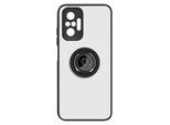 Avizar, Custodia Ibrida Per Cellulare Con Supporto Ad Anello Per Xiaomi Redmi Note 10 Pro, Nero