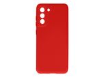 Custodia Semirigida In Silicone Per Samsung Galaxy S21 Fe, Soft Touch - Rosso