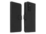 Avizar, Flip Cover Portafoglio, Custodia In Ecopelle Per Oppo Reno 4, Nero