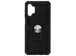 Custodia Ibrida Per Cellulare Con Supporto Ad Anello Per Samsung Galaxy A32 5G - Nero