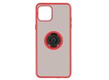 Custodia Ibrida Per Cellulare Con Supporto Ad Anello Per Apple Iphone 12 / 12 Pro - Rosso