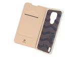 Custodia Flip Con Funzione Di Portacarte E Supporto Per Motorola Moto E7 - Oro Rosa
